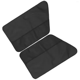 Dog Carrier 2 Pcs Car Mat Vehicle Accessories Door Cover Inside The Scratch Resistant Guard Oxford Cloth