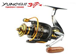 YUMOSHI BQ 13 BBs Fishing Reel 5 51 Gear Ratio Metal Main Body Foot Super Strong Spinning Reel For Fishing Rod C18110601267T1401676