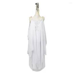 Stage Wear White Latin Dress Dance Top Women Dancewear Skirt Ballroom Kpop Costume Woman Line Figure Skating Dresses Girls