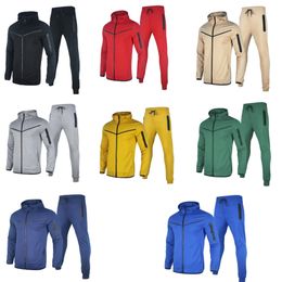 Mens tracksuit fashion new autumn spring Europe American Basketball Football Rugby two-piece hoodie and pants letter printed jacket running clothes size m-3xl