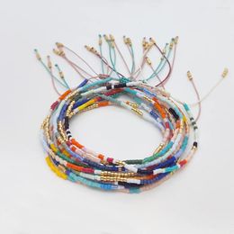 Strand KKBEAD Miyuki Bracelet For Women Dainty Seed Beads Bracelets Boho Summer Beach Simpls Thin Pulseras Mujer Jewelry Gift