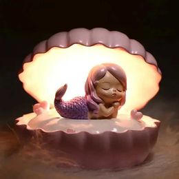 Night Lights Children's Night light Child Kids Star Shell Fairy Lights Table Night Lamp For Children Girl Room Lights Kawaii YQ231214