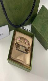 Rose Pink Rhinestone Flower Bracelets Female Vintage Designer Charm Bracelet Gift for Women2291467