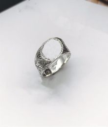 Product Top Quality Real 925 Sterling Silver Ring Top Design Ring Fashion Letter Couple Ring Fashion Jewellery Supply7974143