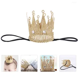 Bandanas Toddler Hat Children's Tiara Baby Birthday Po Prop Elastic Headband Korean Version Crown Shower Born