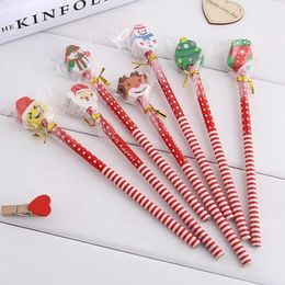 Pencils Christmas 2448pcs Cute Children's School Supplies Writing Stationery With Erasers Creative Gifts Students' 231213