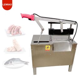 Commercial Stainless Steel Pig Sheep Ribs Bone Chopper Cutting Machine Electric Bone Meat Saw Cutter