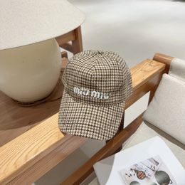 Luxury Designer M Ball Cap High Quality Baseball Caps Classic Style Matching High-end Atmosphere