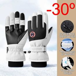 Ski Gloves NEWBOLER Men Women Winter Skiing Snowboarding Can Touch Screen Waterproof Thermal Thick Snow Gloves Snowmobile MittensL23118