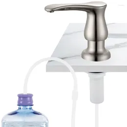 Liquid Soap Dispenser Kitchen Sink Brushed Nickel Under-Sink With Extension