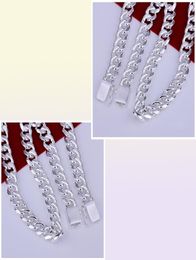 10mm 20quot 24quot Heavy Cuban Curb Chain Men039s Necklace Fashion Men Jewelry Silver 925 Mens Brazilian Chains Necklaces207303468