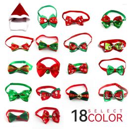 Dog Apparel Christmas Pet Bows Hair Accessories Holiday Party Dogs Grooming For Small Supplies
