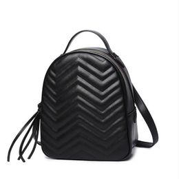 Discount fashion top backpack classic G female backpack PU leather designer school bag326z
