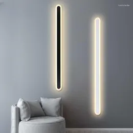 Wall Lamps Minimalist LED Light Modern Energy Saving Lighting For Living Room Long Lamp Indoor Decoration Sconce Lights