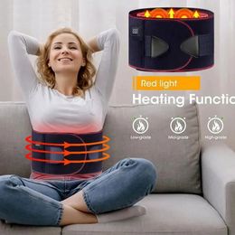 Waist Tummy Shaper Electric Heating Belt With Adjustable Temperature Vibration Massage Warmth and Compress 231214