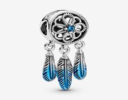 2021 Spring Collection 925 Sterling Silver Jewellery Beads Blue Dreamcatcher Charms 799341C01 Fit European Style Bracelets Necklaces5979943