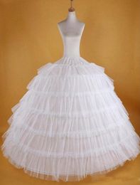 White Petticoats For Ball GownWedding With Puffy Slip Underskirt Formal Dress Brand New Large Long Wedding Accessories12253721076474