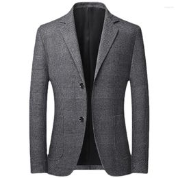 Men's Suits Suit Jacket Thin Blazers Spring Autumn Solid Colour Business Casual Men Clothing Blazer Hombre Coats