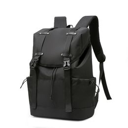 Waterproof Large Capacity Backpack Men Laptop Bags Black Man Travel Teenager Bookbag Oxford 210924273r