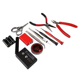 Other Electronic DIY Tool Kit Bag Scissors Ceramics Tweezers Pliers Ohm teste Wire Winding Rod Prebuild Coils For Zeus X Mesh Dead Rabbit Kylin RTA Access