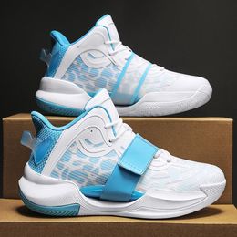 High quality middle school high top basketball shoes actual training outdoor trend men's and women's casual sports shoes autumn