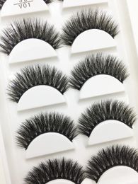 False Eyelashes Customized 50 Boxes 5 Pairs Mink EyeLashes 3D Lashes winged Thick Makeup EyeLash Dramatic Natural Soft Fake Eye 231213