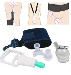 Sex pump toys Men039s Cup hanging belt suit penis extender adult sex toy ha5914166