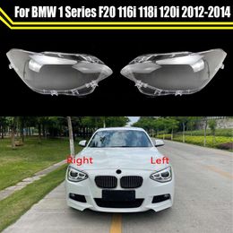 Car Front Headlight Lens Cover Auto Headlamp Lampshade Glass Lamp Shell Caps for 1 Series F20 116i 118i 120i 2012 2013 2014