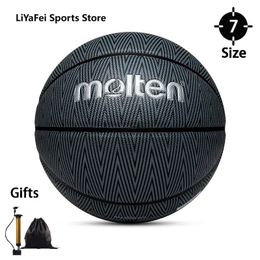 Balls Molten Size 7 Man's Basketball Outdoor Indoor Official Standard Adults Basketballs High Quality Match Training Balls Free Gifts 231213