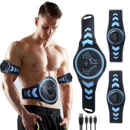 Other Health Beauty Items ABS Muscle Training EMS Trainer Stimulator Fitness Toning Belt Gym Workout Waist Leg Arm Loss Weight Machine Men Women 231214