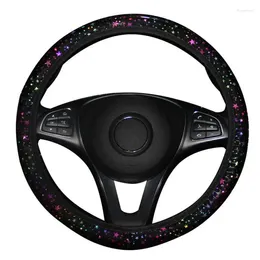 Steering Wheel Covers Car Cover Multifunctional Starry Sky Supplies Practical Colourful Accessories Durable