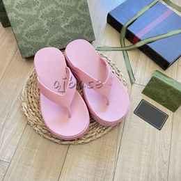 Designer beach slippers rubber slides sandal flat blooms fashion beach flip flops outdoor bathroom striped summer women sliders