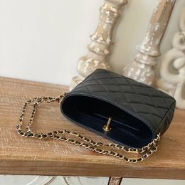 10A Mirror Quality Designer Small Bucket Bag 19CM Women Chain Shoulder Bags Luxuries Diamond Lattice Handbag With Box C251