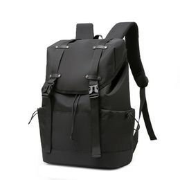 Waterproof Large Capacity Backpack Men Laptop Bags Black Man Travel Teenager Bookbag Oxford 210924323B