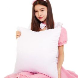 sublimation blank peach skin pillow case transfer printing blank white peach flannelette pillow cases consumables 4040CM 4548239849