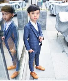 Suits formal High quality boys suit Single Breasted suits for weddings costume marriage blazer 3pcs coat pants vest 231213