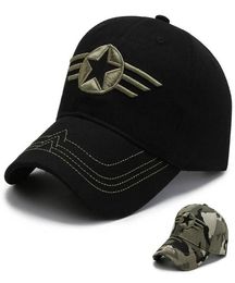 2022 Summer Men039s Fivestar Camouflage Baseball Cap Sunscreen Army Green Sun Hat8620351