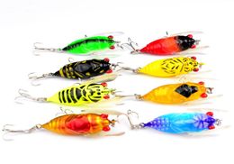 High quality 4 Colour Fishing Lure 4cm64g fish tackle Cicada Classic Bass Crank Baits9220837