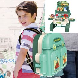 Tools Workshop Children s Messenger Bag Toy Puzzle Simulation Play House Game Boys And Girls Kitchen Doctor Storage Repair Makeup Holiday Gift 231214
