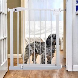 Safety Gates House Stair Door Fence Pet Dog Cat Doorways Enclre Auto Close Baby Children Gate Guardrail Double Locks 231213