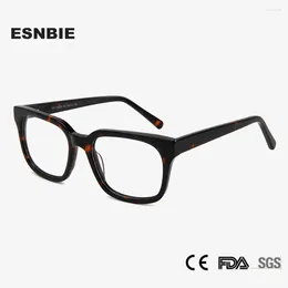 Sunglasses Frames Acetate Square Glasses Frame Vintage Designer Eyeglasses For Men Women Prescription Spectacles Myopia Eyewear