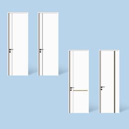 Manufacturer's Light Luxury, Modern and Minimalist Indoor Doors, Room Flat Opening, No Paint Support Customization Details Consultation with Customer Service