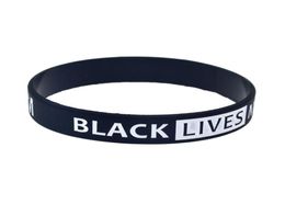 100PCS Oppose Species Discrimination Debossed Fist BLM Black Lives Matter Silicone Rubber Bracelet for Promotion Gift2979890