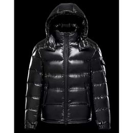 Monclair Designer puffer jacket top quality Women's Down Parkas Designer Mens Jacket Shiny Matte Winter Windproof Warm Down Jacket Hooded Jackets Couple