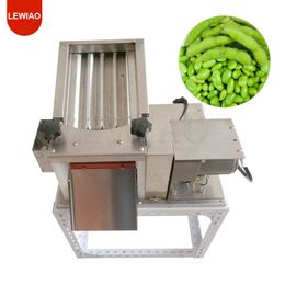 Automatic Hairy Bean Sheller Peeling Machine 35kg/h Small Green Bean And Pea Peeler Shelling Machine