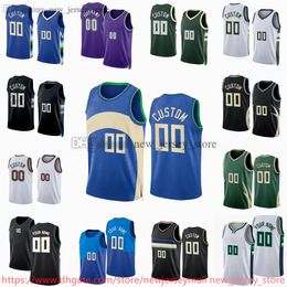 Custom 2023-24 New season Printed Basketball 34 GiannisAntetokounmpo Jersey Green Blue purple White Black Jerseys. Message Any number and name on the order