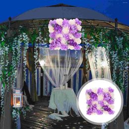 Decorative Flowers Wedding Panel Decoration Wall Board For Artificial Silk Backdrop