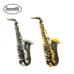 Germany SX90R Keilwerth Saxophone Alto Black Nickel Silver Alloy Alto Sax Brass Musical Instrument With Case Mouthpiece Copy