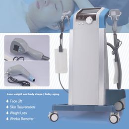 Advanced Vertical Ultrasound Body Slimming Painless Cellulite Burning Machine Buttock Lifting Abs Firm 2 in 1 RF 360 Skin Lifting Collagen Gun