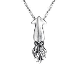 necklaces chain pendants for mens sliver stainless steel trendy fashion allmatch octopus pendant jewelry to boys birthday gifts268126948